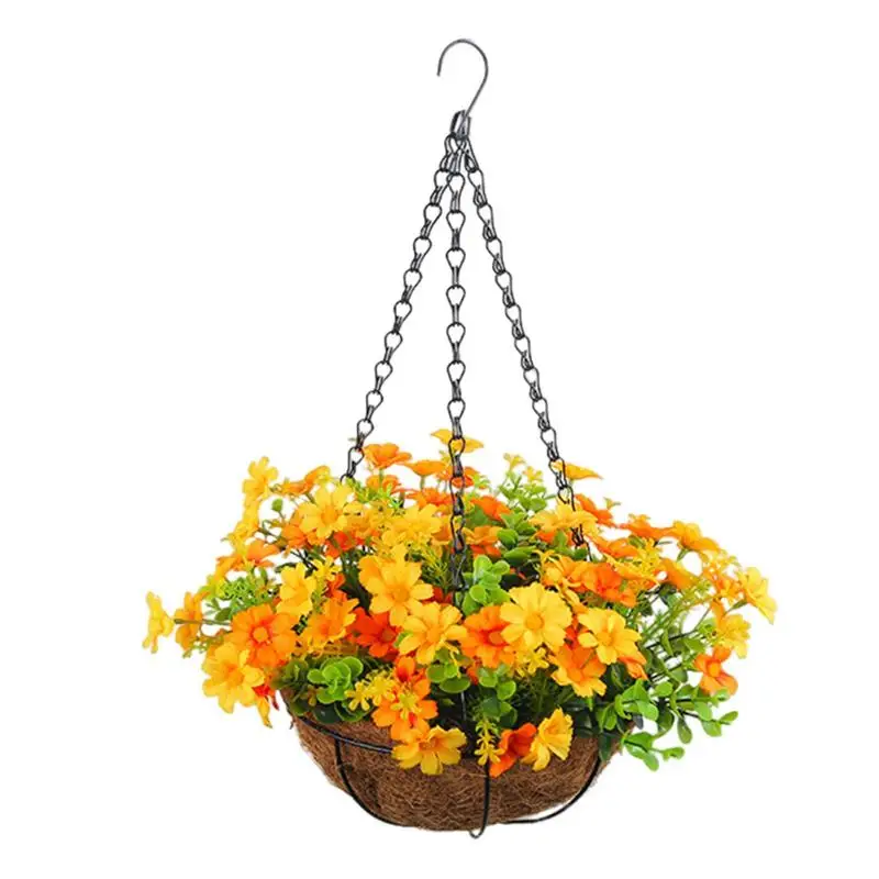 

Искусственные цветы, красочные цветы в корзине для свадьбы, декор для стола