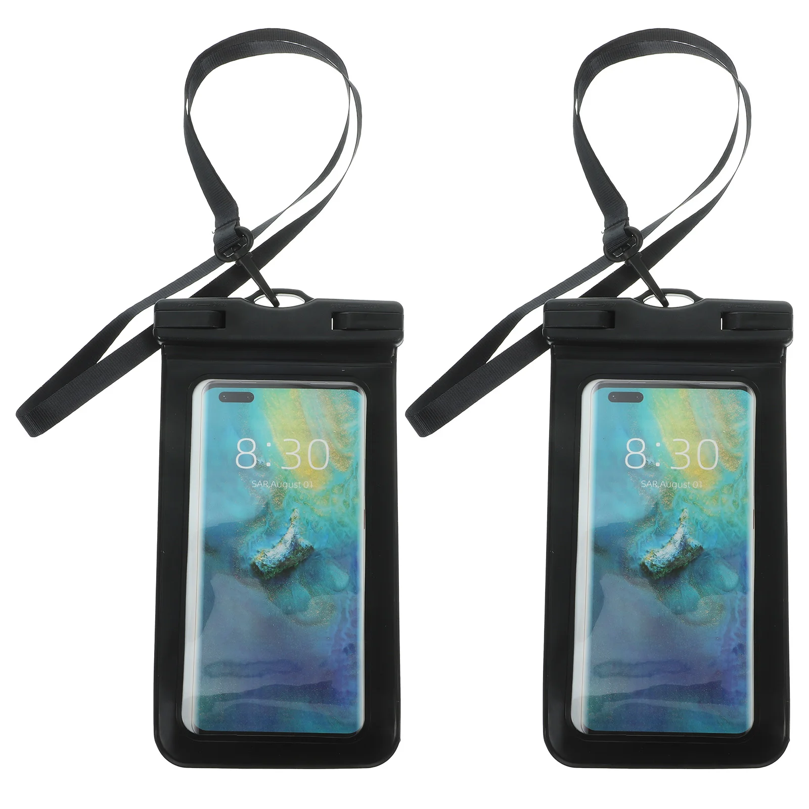 

2pcs Swimming Phone Pouches Money Packing Bag Phone Bag Water Phone Protector