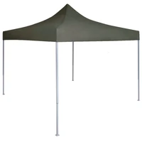 professional foldable reception tent 2x2 m anthracite steel