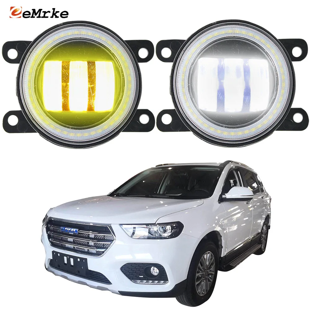 Обновленный светодиодный противотуманный дневной свет дневные ходовые огни Дневные ходовые огни для Haval H6 (кроме H6 Sport) 2016-2019 , H6 купе не все 2017-2020