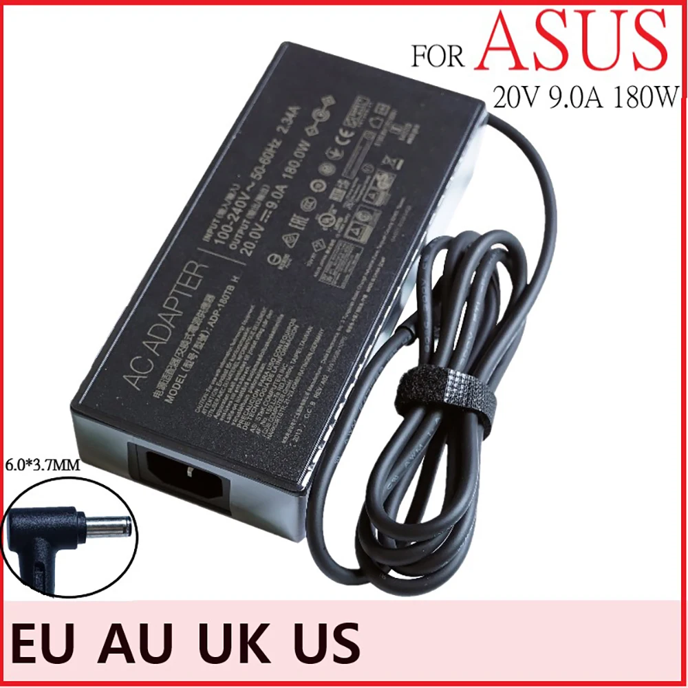 original 180w 20v 9a adp 180tb h ac adapter charger for asus rog 14 ga401i g14 ga5021 ga502d tuf gaming a17 laptop power supply free global shipping