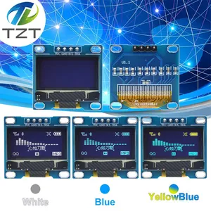 Сертификация ROHS TZT, последовательный белый oled-модуль IIC 0,96 дюйма, 128X64 I2C SSD1306 12864 стандарта, для Arduino