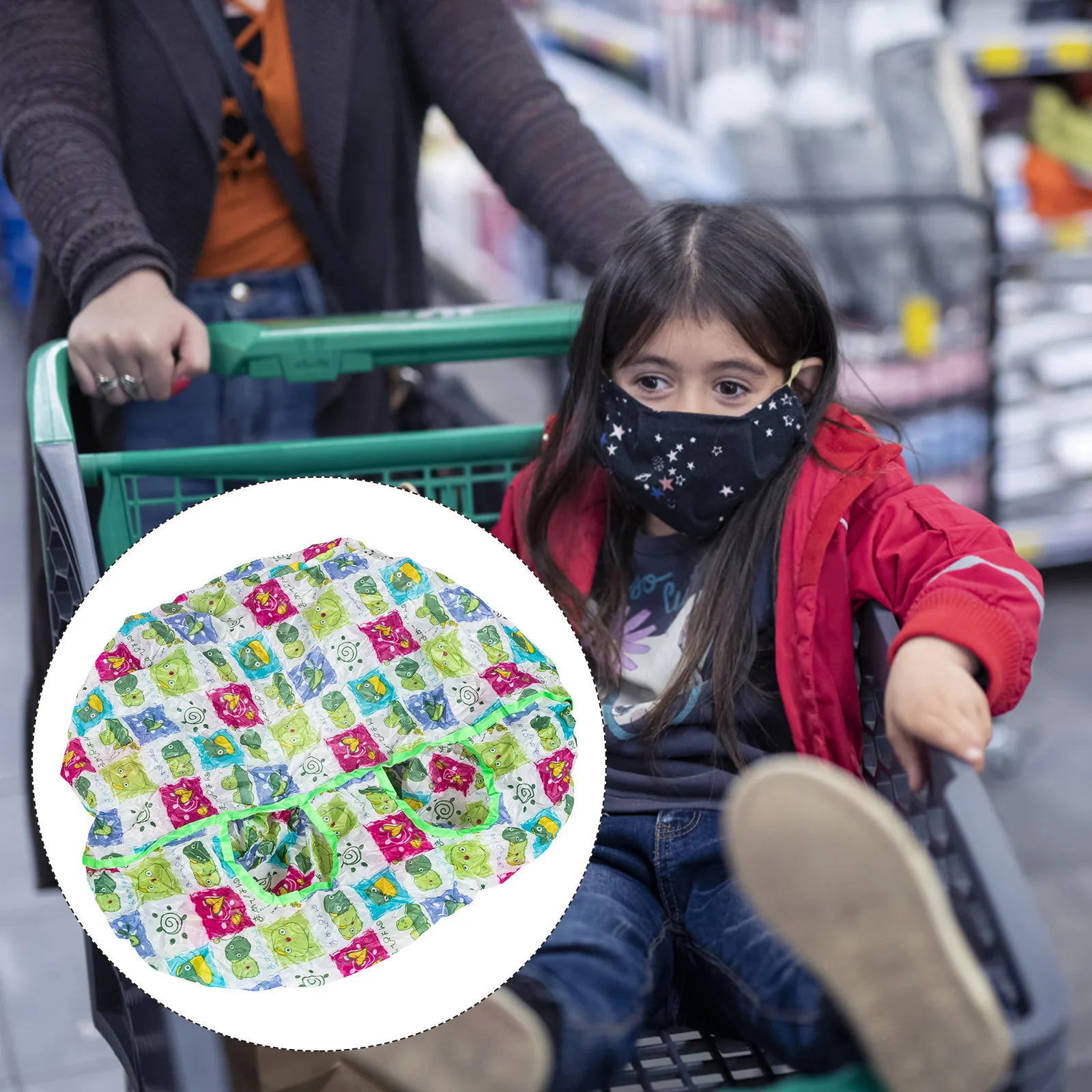 

Cover Shopping Cart High Chair Trolley Liner Insert Outdoor Polyester Lightweight Protector Baby Toddler