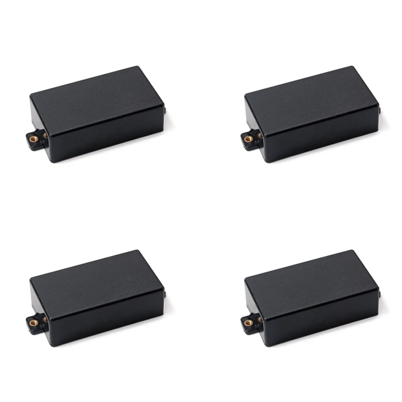 

4X Plastic Sealed Humbucker Pickup Cover Fit SQ ST Pickup Guitar Parts (Black)