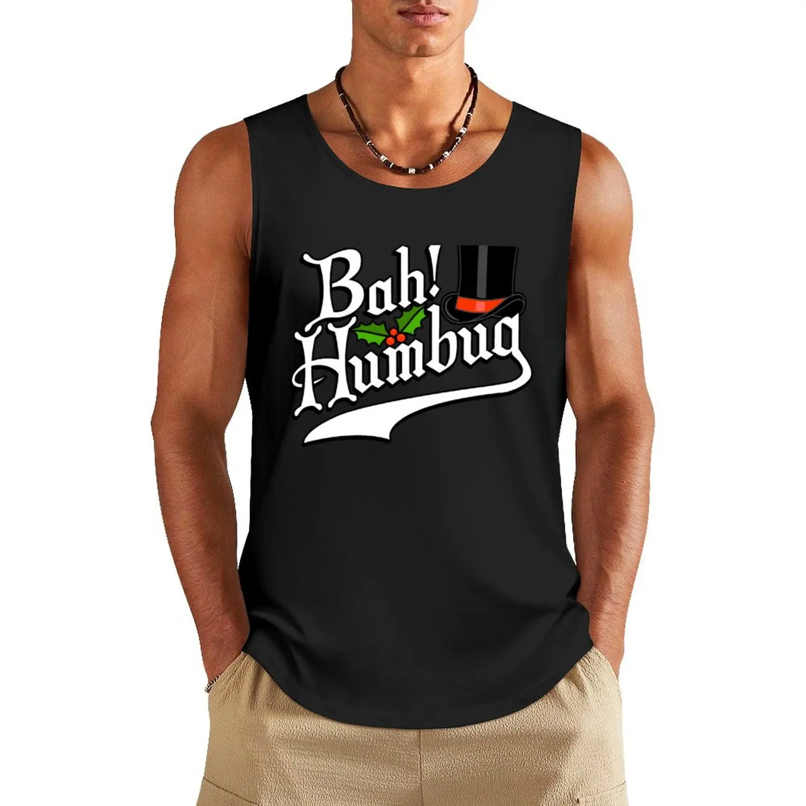 Бах Хамглу! Забавная рождественская классическая майка с рисунком Scrooge милые