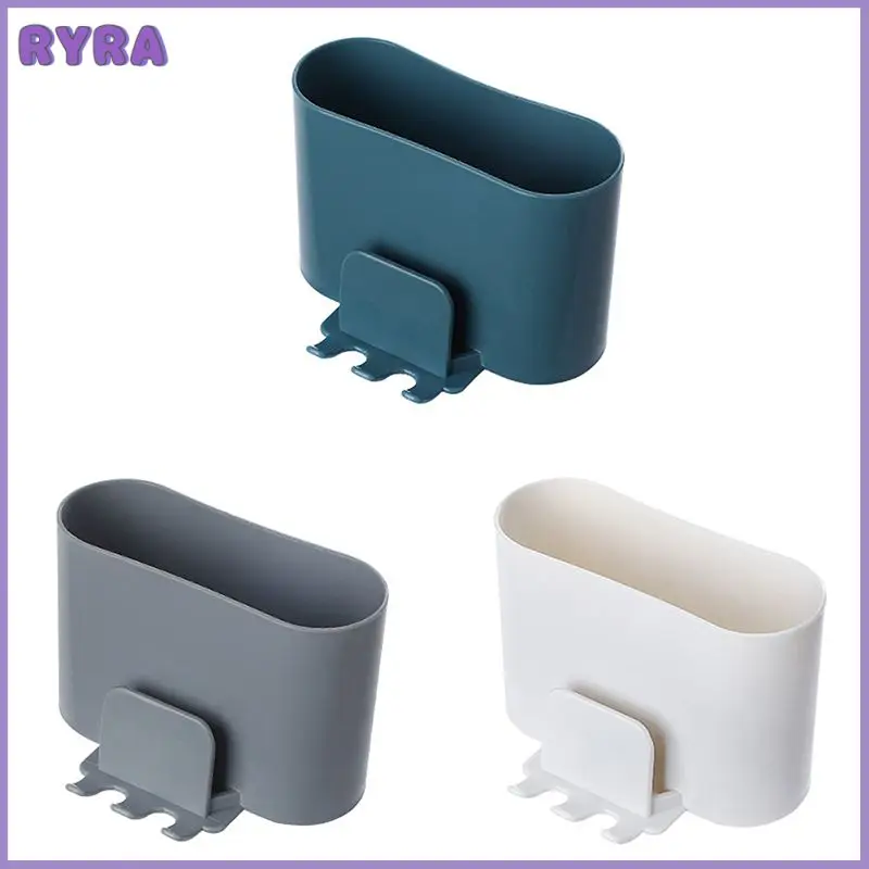 

Wall-mounted Storage Rack Punch-free Bathroom Accessories Mouthwash Cup Holder Paste Toothbrush Holder