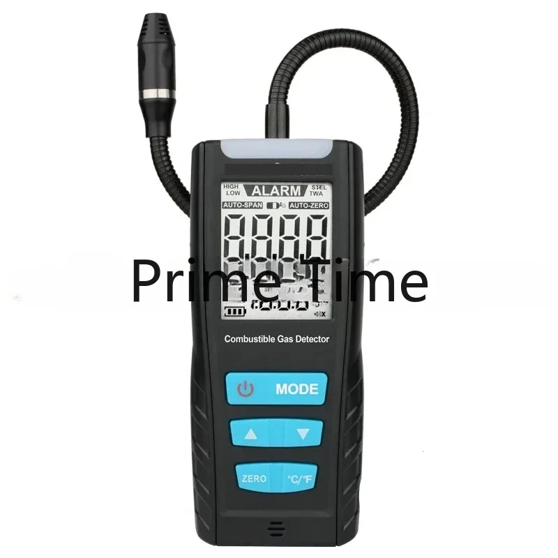 Портативный детектор утечки горючего газа Mestek для CH4 CO C2H6