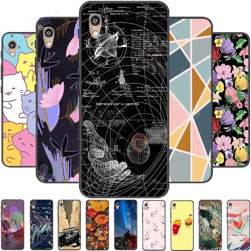

Honor 8S Case Soft TPU Phone Cases Cover For Huawei Honor 8S prime KSE-LX9 Honor8S 5.71'' etui Bumpers Fashion Black Frame