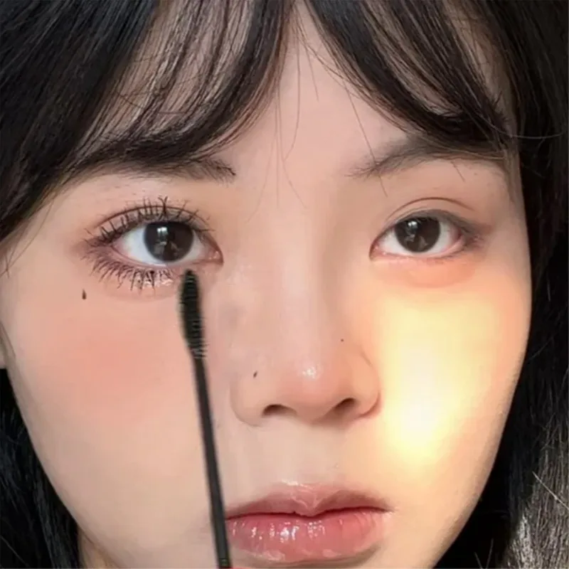 z jedwabnego włókna tusz do rzęs przedłużania naturalny wodoodporny Curling gruby dodatkowa objętość czarny brązowy makijaż kosmetyczny