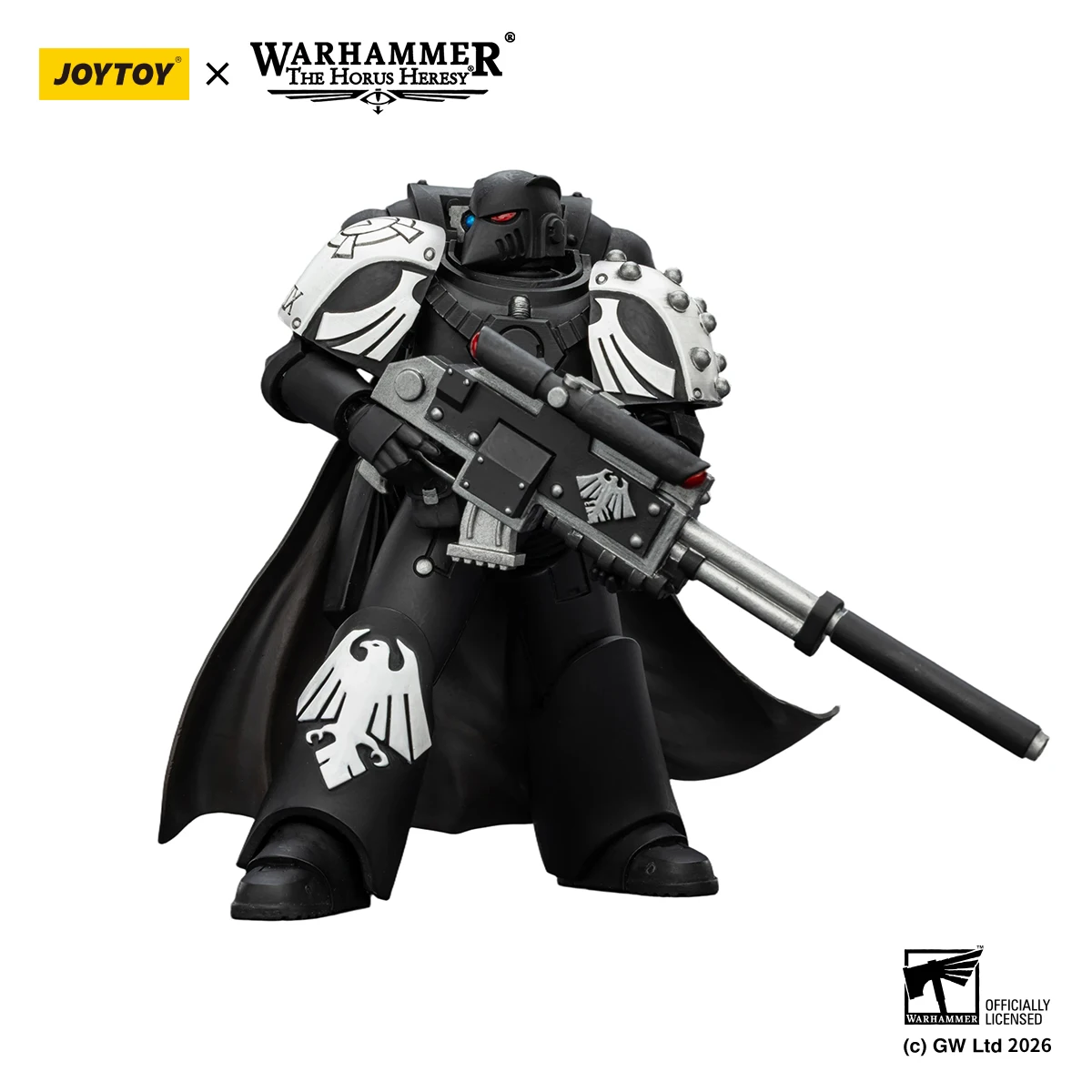 Фото В наличии: JOYTOY Warhammer 40K Raven Guard Mor Deythan Shade with Nemesis Bolt Rifle Mor Deythan with Nemesis Bolt Rifle 1/18 №5