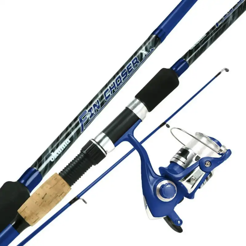 

Chaser X Series Spinning Combo Blue 7ft 2 Pc Rod Spinner reel Deukio baitcasting reel Fishing rod Fishing accessories Bearking F