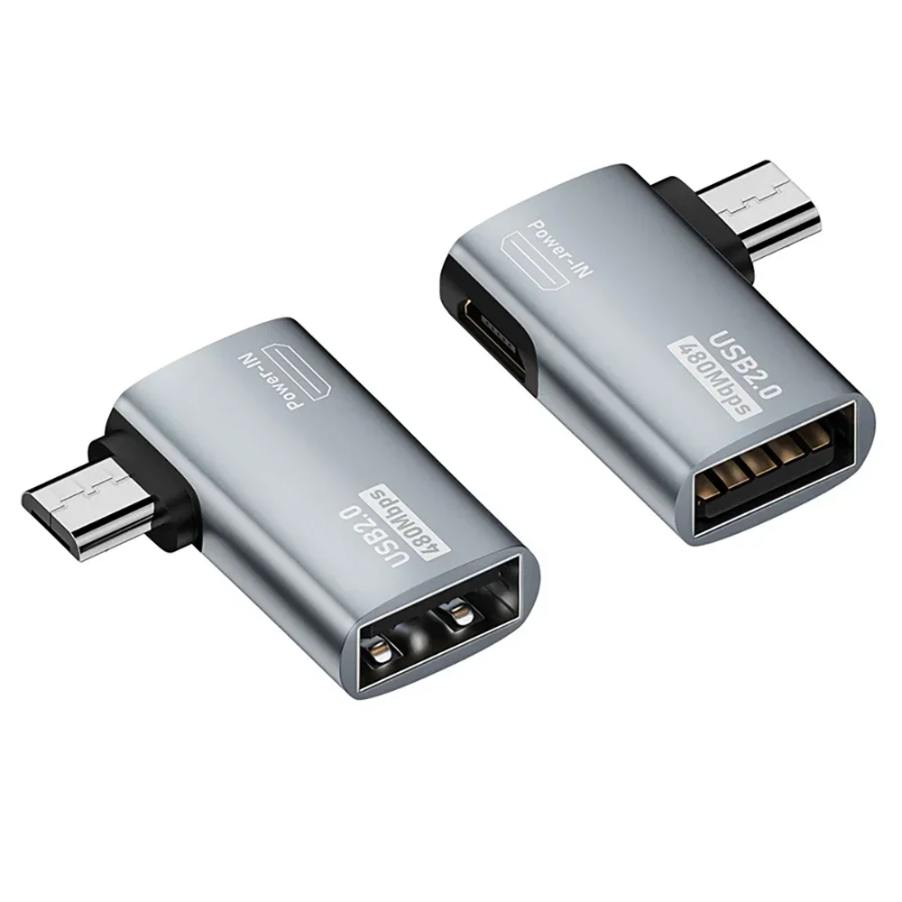 Адаптер OTG для телефона и планшета на Android с подключением Micro-USB к USB 2 0