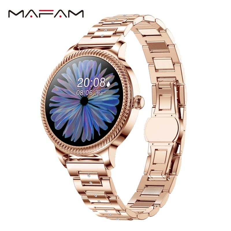 

Женские Смарт-часы MAFAM AK38, IP68, с пульсометром и тонометром, 1,09 дюйма