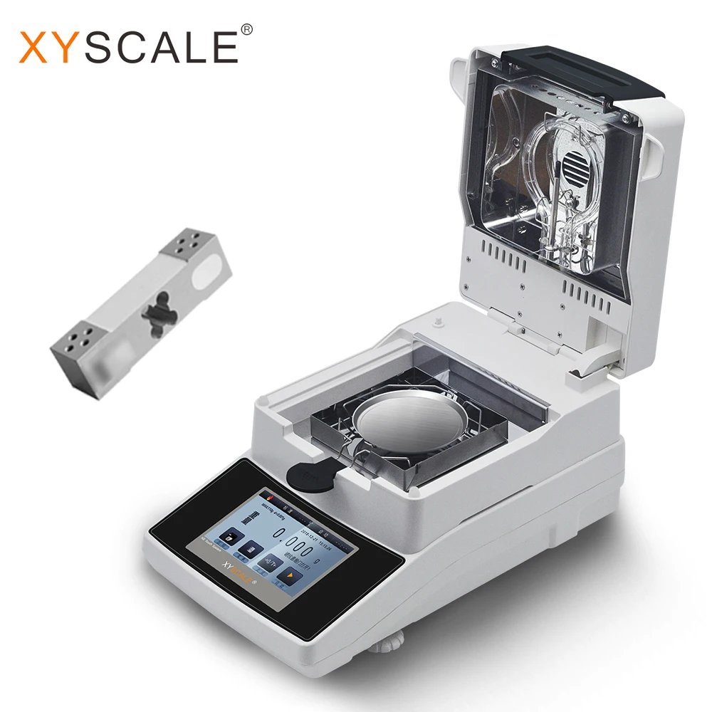 

Touch Screen halogen moisture analyzer meter for paper grain food corn plastic