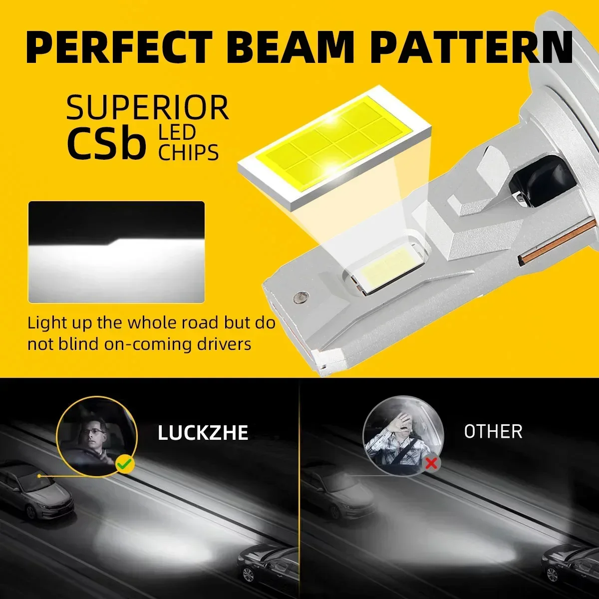 2 шт. для Peugeot 308 2009-2013 2014 2015 2016 2017 2018 2019 автомобильные светодиодные фары дальнего