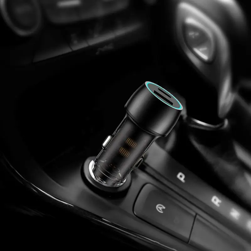 Автомобильное зарядное устройство для телефона прозрачная розетка зарядки