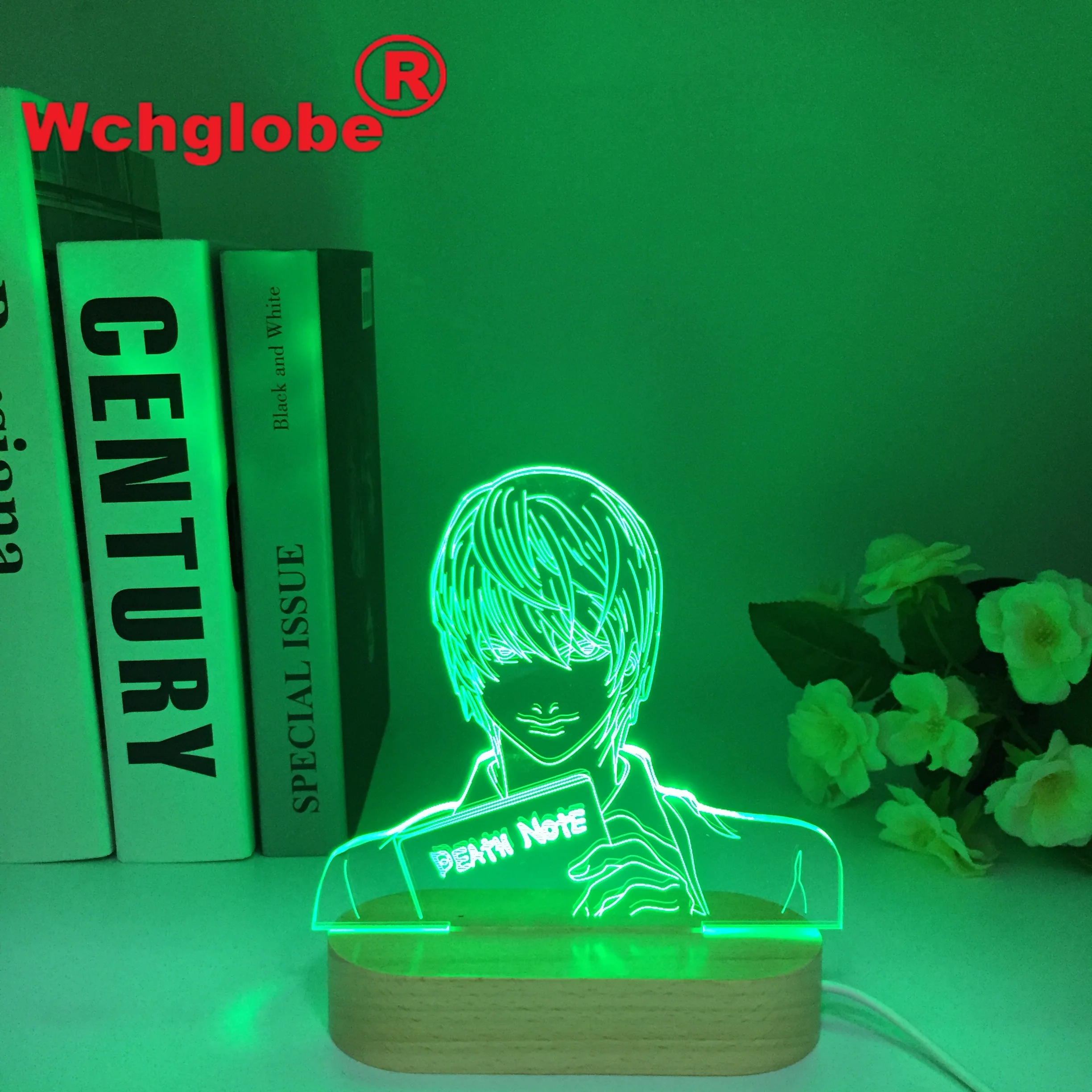 

Светильник Yagami деревянный акриловый 3D светодиодный ночной Светильник Аниме подарок Death Note удаленный светильник для детской спальни декоративный светильник Ночной светильник