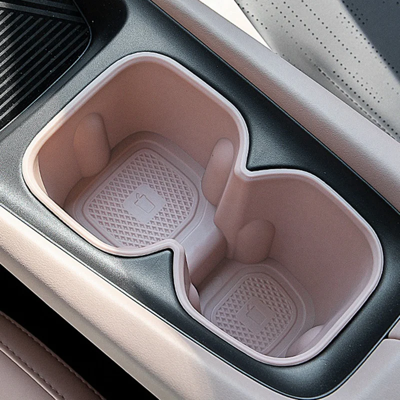 Car Center Armrest Panel Cup Holder Storage Box Decorative Trim Covers For BYD Dolphin Mini / Seagull