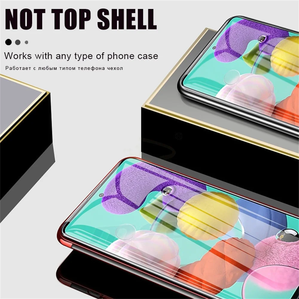 Гидрогелевая пленка 4 шт. для Samsung Galaxy A55 5G A54 A34 A35 A33 A32 A31 A30 A20 A53 A52s A51 A50 A42 A41 A40 A20e