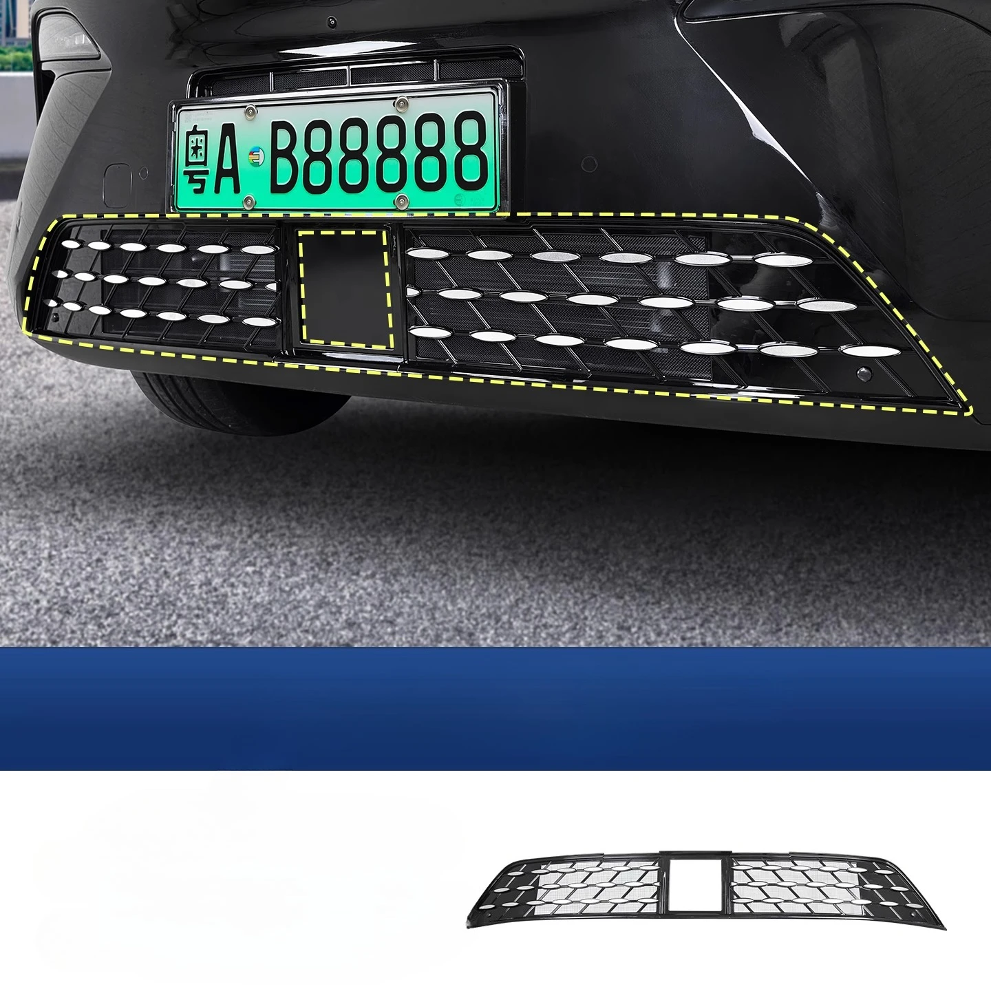 

Для BYD Tang L 2025-26 автомобильный Стайлинг переднего бампера гоночные грили защита от насекомых сетка кондиционер конденсатор пылезащитный чехол аксессуары