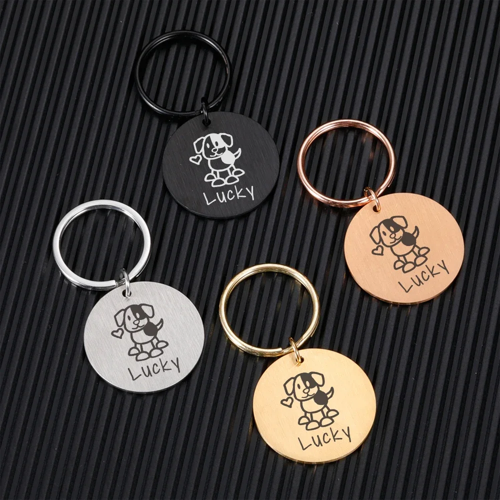 Бесплатная индивидуальная идентификационная бирка для собаки аксессуары