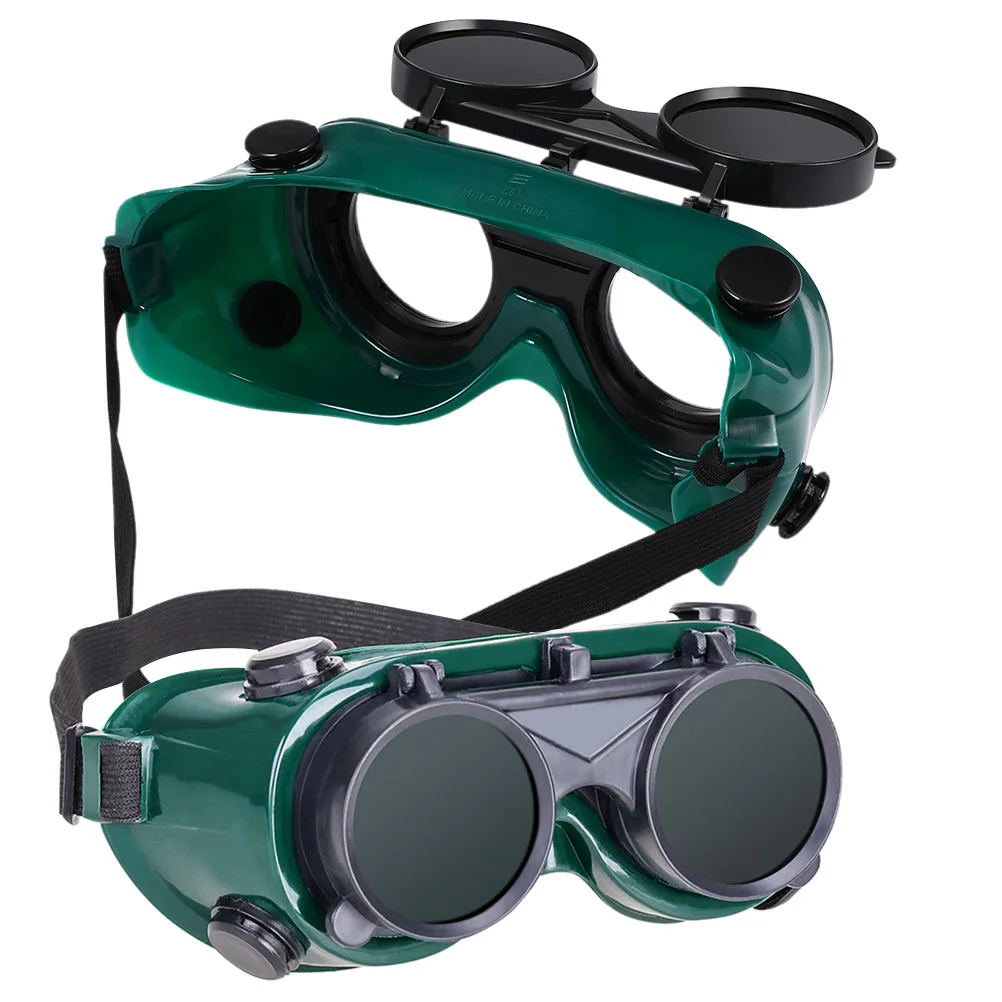 

Safety Welding Glasses Wide Shade Protective Welder Goggles Anti-scratch Fog Men