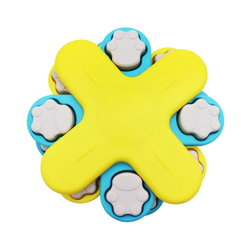 

Pet Puzzle Toy Dog Slow Feeding Bowl Food Dispenser Pet Boredom Anxiety Reduction Rotating Slow Feeder Bowl Pet Supplies D0LD