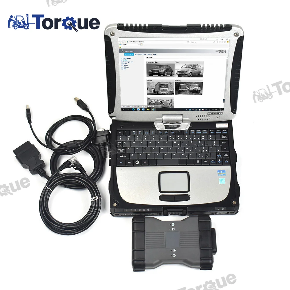 

For benz car truck diagnostic tool+CF19 laptop MB Xentry das wis MB Star C6 Multiplexer Connect Mb Star C6 Multiplexer