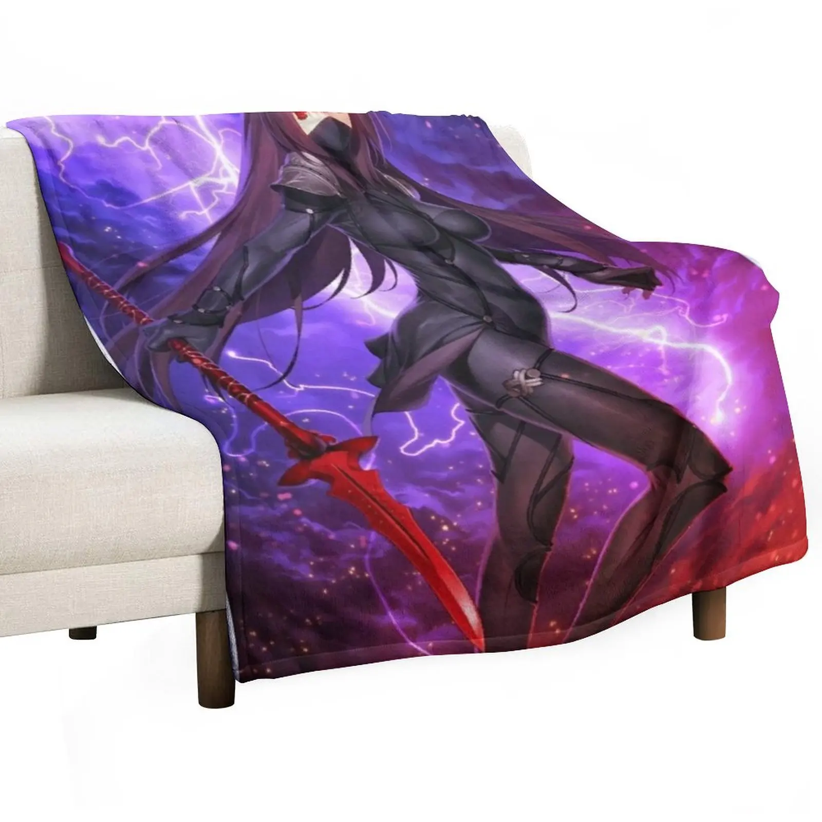 Fate Grand Order (FGO) -плед на диван Scathach плед декоративные диваны мягкие одеяла для детей