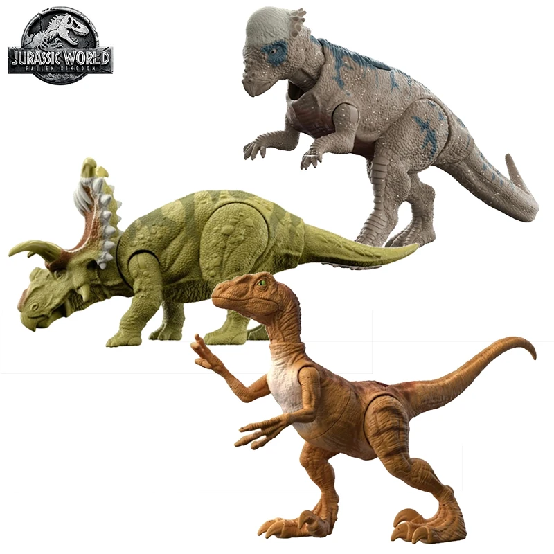 Original Mattel Jurassic World Dominion Basic Dinosaurs Pachycephalosaurus Model Toys for Children Dinosaurios Action Figure Set