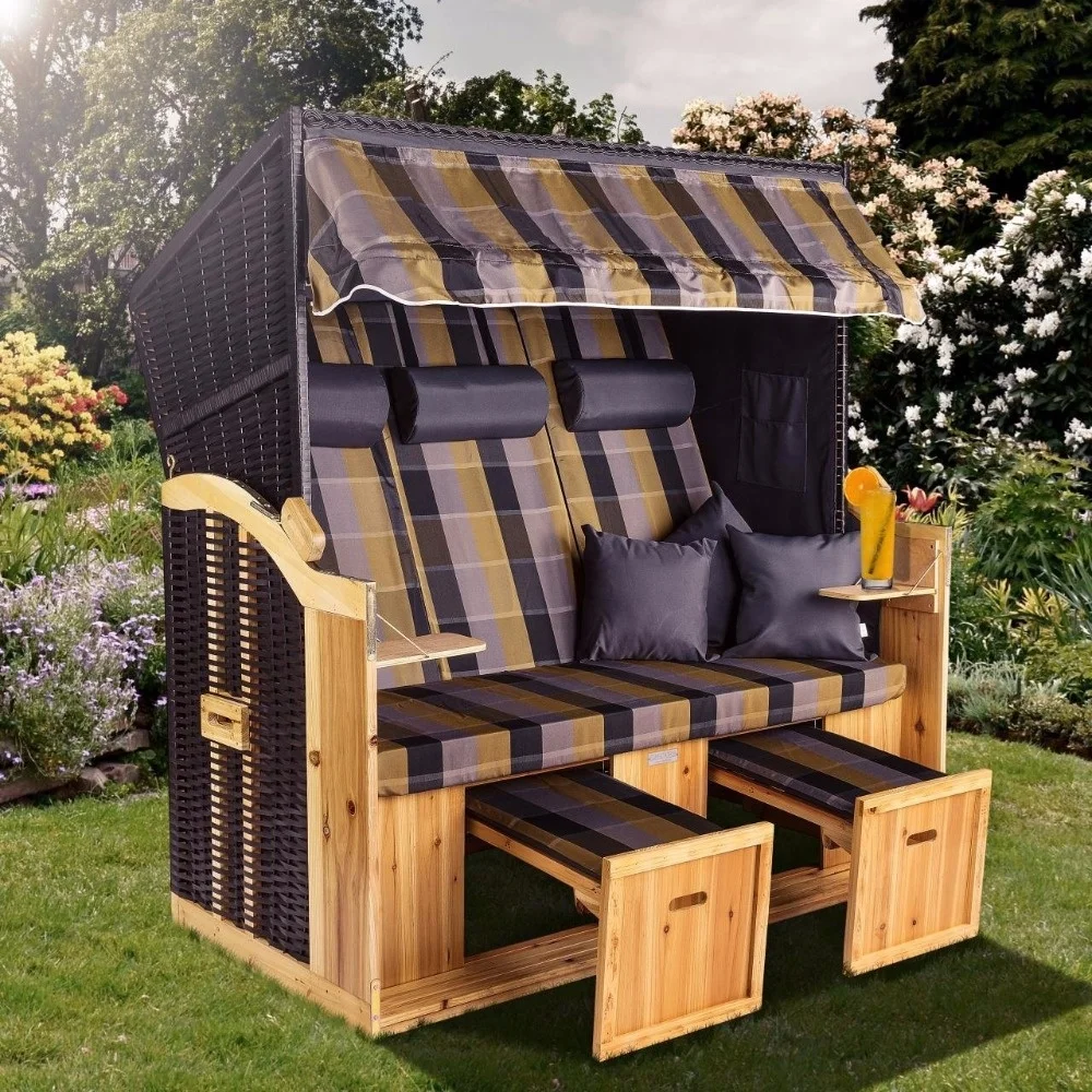 SUNLIFE-пляжное кресло для Балтийского моря на 2-3 места в сборе кирпичная Краска