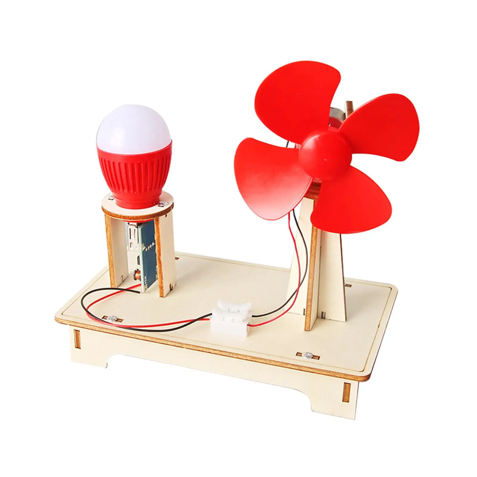 Assembly 3D Puzzles Wind Turbines Small Inventions Homeschool Projects Experiment Toy Science Experiments DIY Kits for Kids