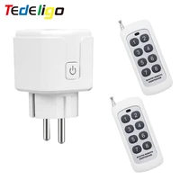 eufr wireless remote control socket and plug 15a 4000w 220v with 300m long range transmitter for home electricallight onoff