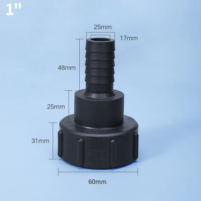 

Переходник для бака IBC с внутренней резьбой 1/2", 3/4", 1" на клапан S60X6