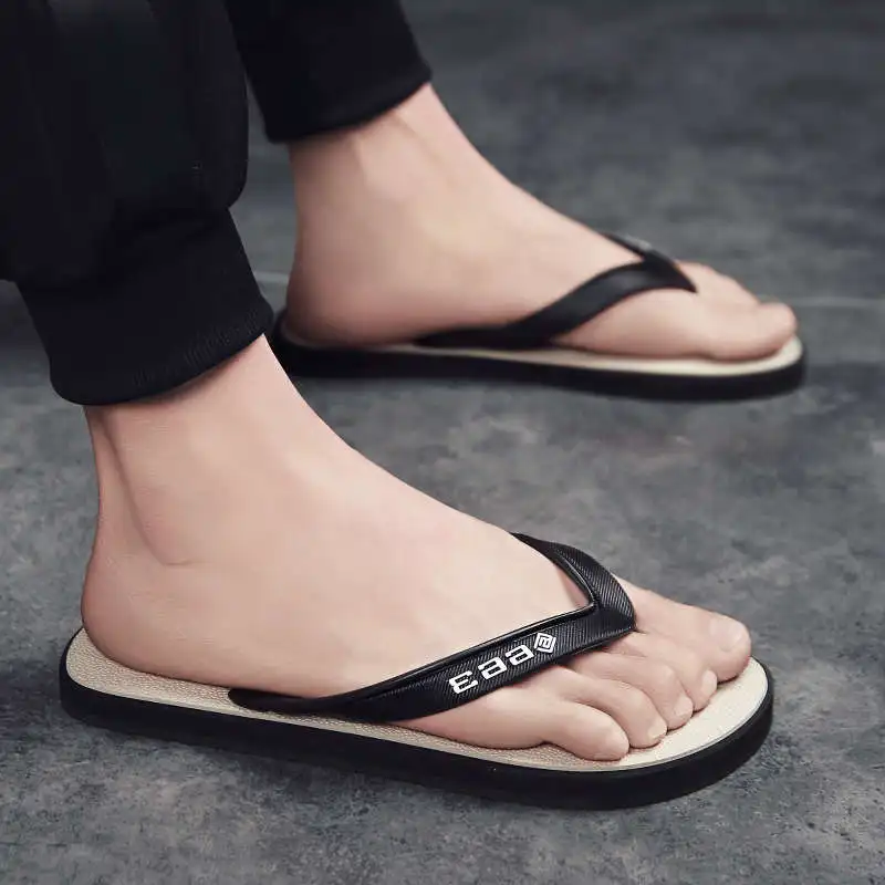 

Anime Slippers Brand Massage Flip Flops Chunky Soles Summer Shoes For Man Tenisky Panske Men's Sandal Trianers Tennis Big Soles