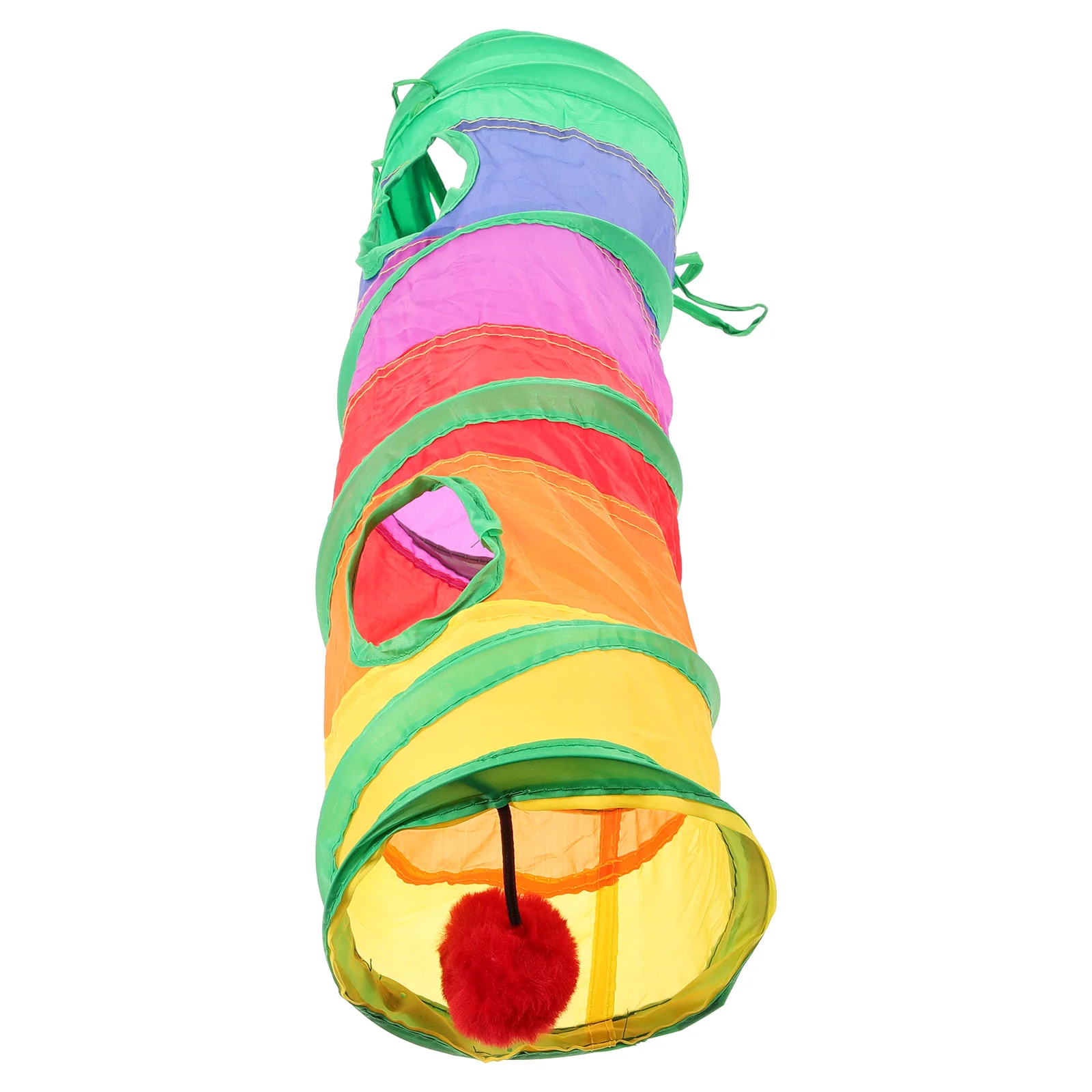 

Foldable Cat Tunnel Toy Pet Teasing Plaything Collapsible Tunnel Plaything
