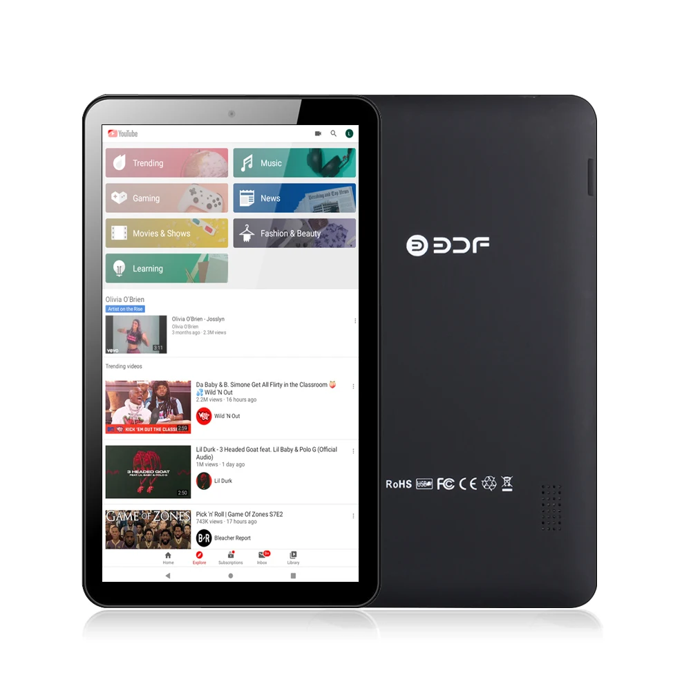 Новинка 7-дюймовые планшеты четырехъядерный Android 7 0 Google Play 2 ГБ/16 Гб WiFi Bluetooth