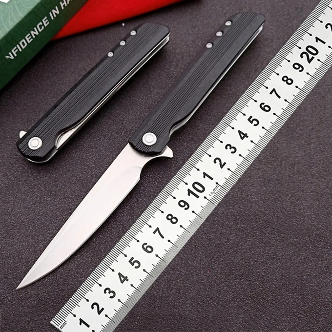 Складной нож CR3810 атласное лезвие с усиленной нейлоновой ручкой и карманным