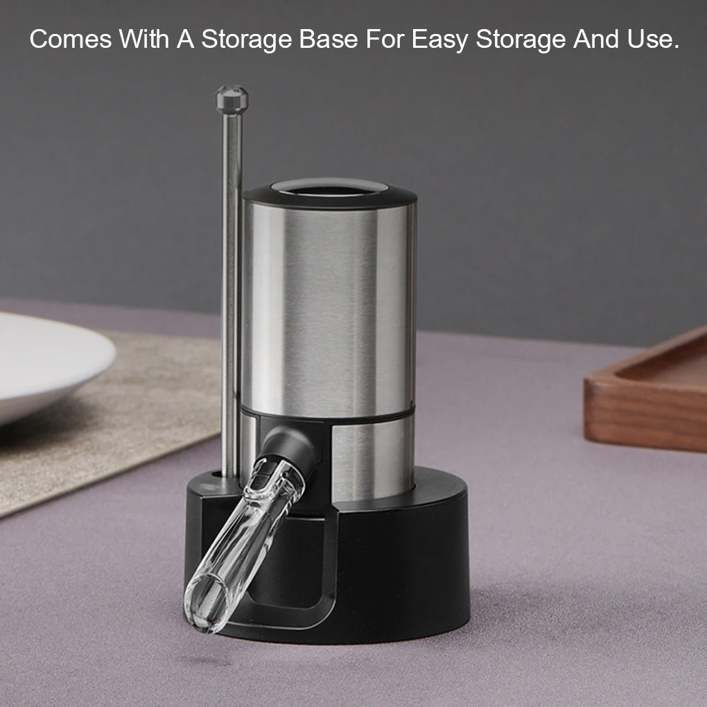 

Электрический аэратор для вина, регулируемый Профессиональный Телескопический портативный моющийся многоразовый дозатор для дома с основ...