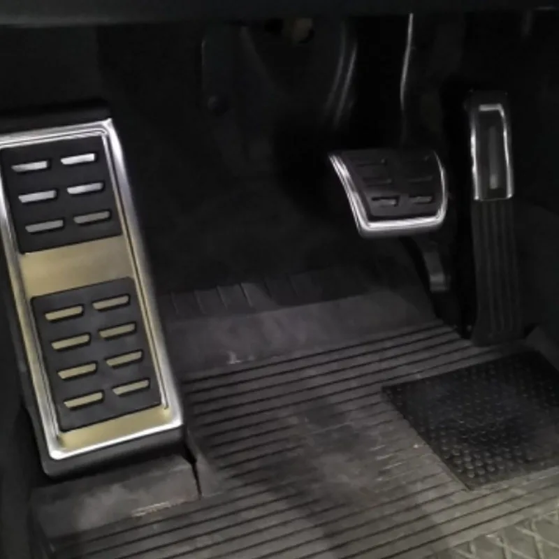 

Автомобильные педали ALittle Change LHD для Audi Q3 2016, 2017, 2018, 2019, 2020 MT AT, автомобильный реставратор газового тормоза, педаль, прокладка, защитная крышка