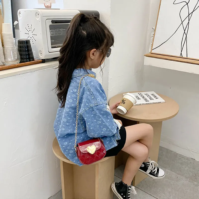 

Girls Mini Shoulder Messenger Bag Princess Wallet Coin Purse Party Bag Cute Children's small Crossbody Bags Kids Chain Bag