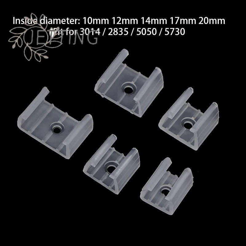 

Крепежные зажимы для светодиодной ленты, пластик, 20 шт