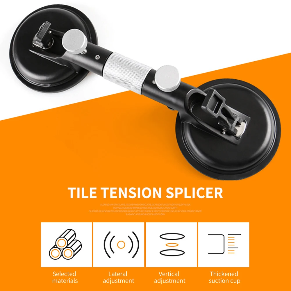 

Easy Use Heavy Duty Portable Puller Glass Lifter Home Gripper Tiles Mirror Suction Cup Dent Double Handle Professional