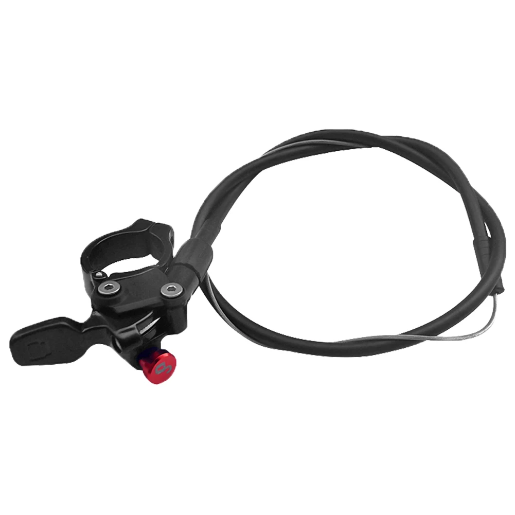 

Front Suspension Fork Remote Lockout Lever MTB Bicycle Fork Remote Speed Lock Out Repair Parts Assembly with Inner Cable Housing