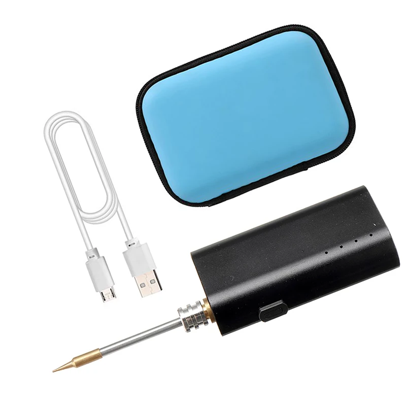 

Электрический паяльник 5 в 20 Вт, портативный паяльник с беспроводной зарядкой и USB, паяльный инструмент, 3 шт. наконечника паяльника