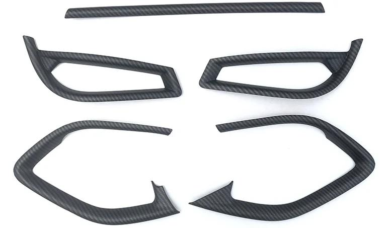 Матовые декоративные полосы из углеродного волокна для центральной консоли