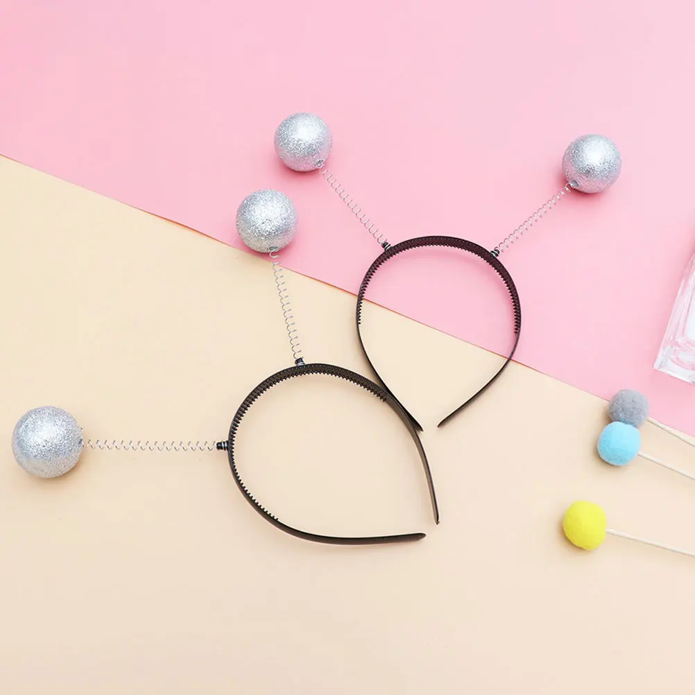 

8 шт., Женский обруч для волос с помпоном