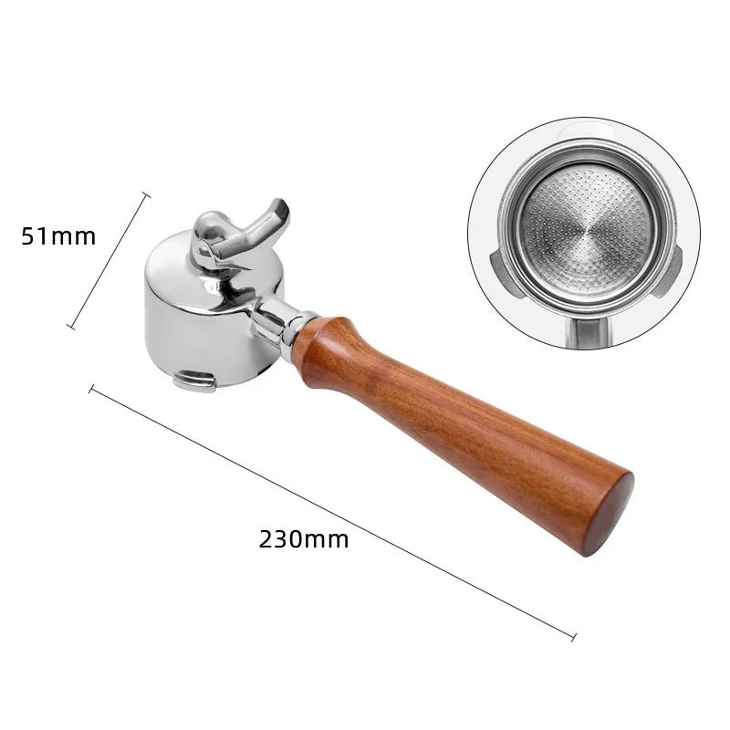 

Двухноздовый кофейный портафильтр 51 мм YUAN-ECT