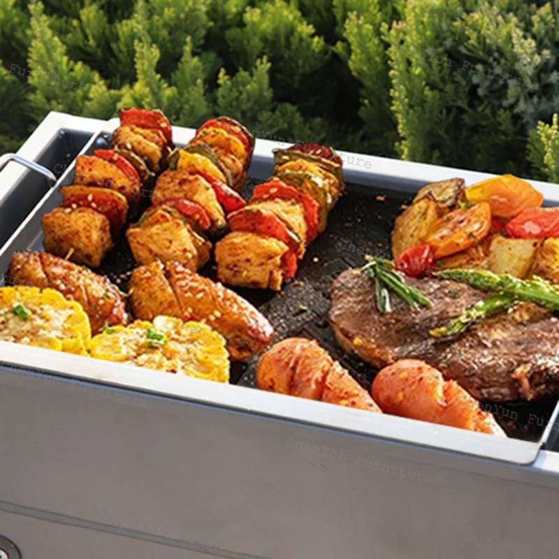 Полка для приправ Gridiron уличная плита барбекю уголь пикника портативная Tungku Luar