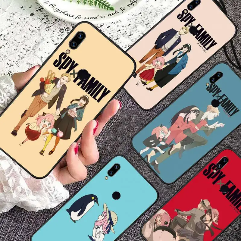 

Spy × Family anime Phone Case For Xiaomi Redmi note 7 8 9 11 i t s 10 A poco f3 x3 pro lite funda shell coque cover